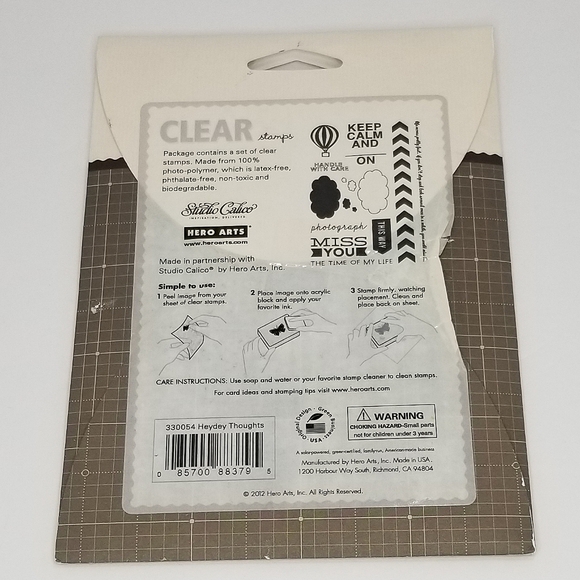 Studio Calico Hero Arts Clear Photopolymer Stamp Sets- New in Original Packaging - Picture 7 of 11